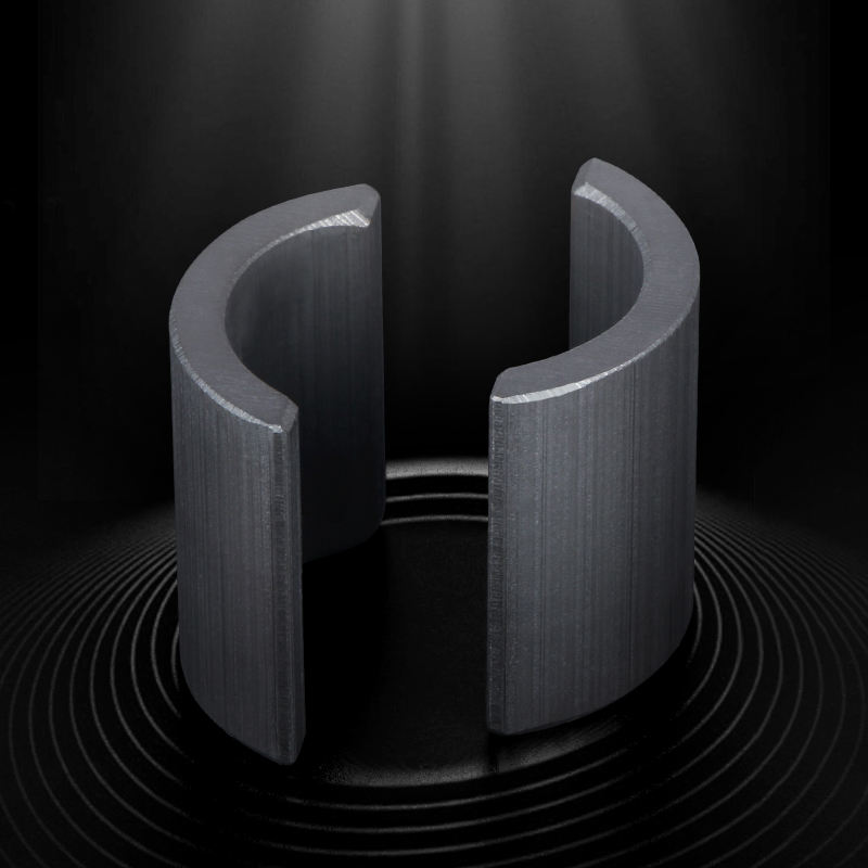 Custom Ceramic Magnet Ferrite Y35 Magnet Arc Ferrite Magnet